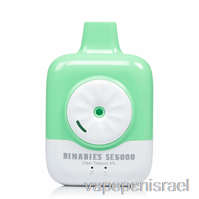 חד פעמי Vape Israel Horizon Binaries Se6000 טבק שקוף חד פעמי